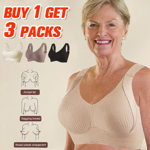 🎁Buy 1 Get 3 Packs🔥Super firming bra | Wire-free Bra 👍No more sagging breasts