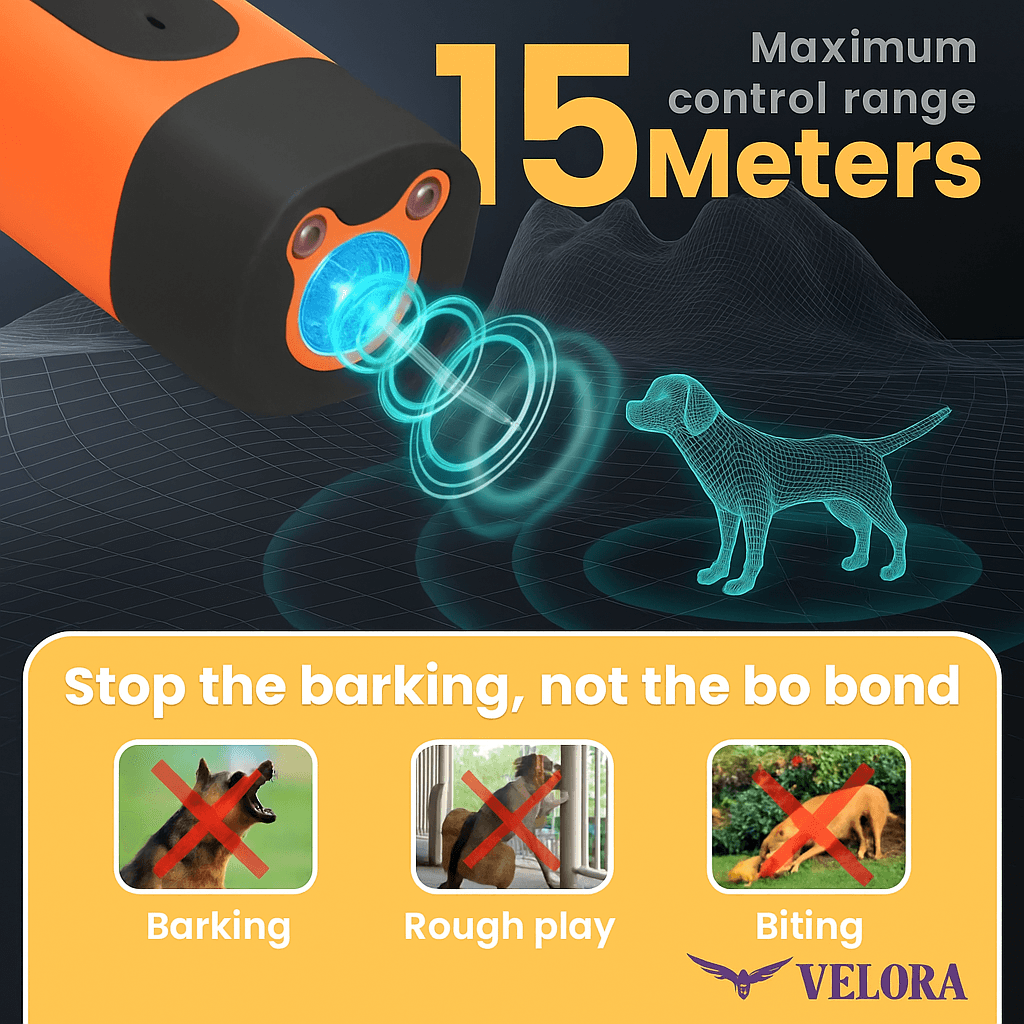 Ultrasonic Pet Trainer Pro – Gentle Training for a Calmer Home