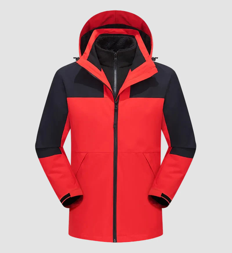 Jaqueta 3 em 1 Masculina Impermeável fleece Snow Montevie