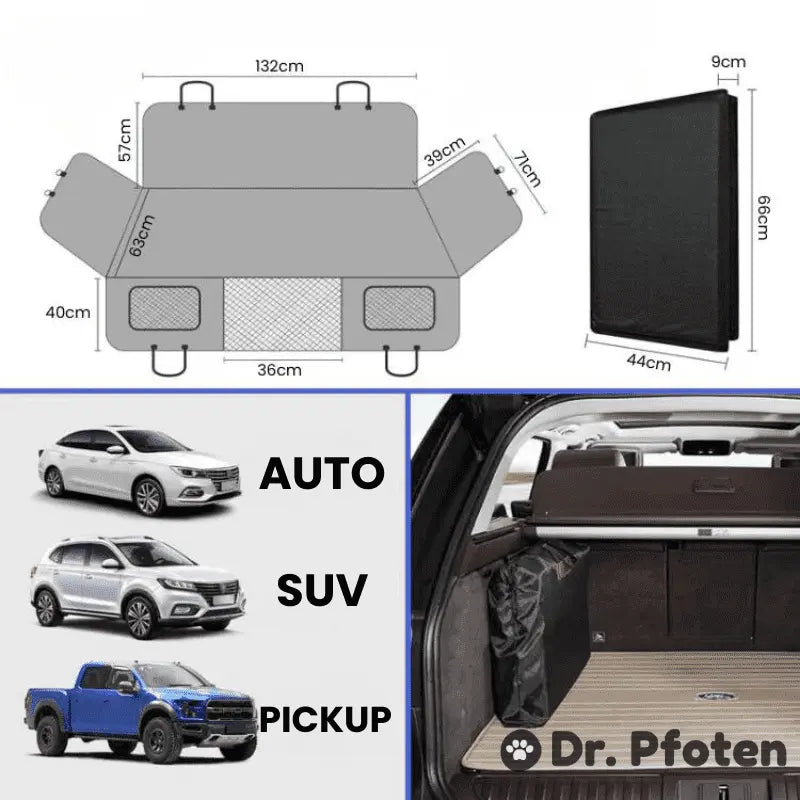 PfotenSchutz™ - Stabiler Autositzbezug