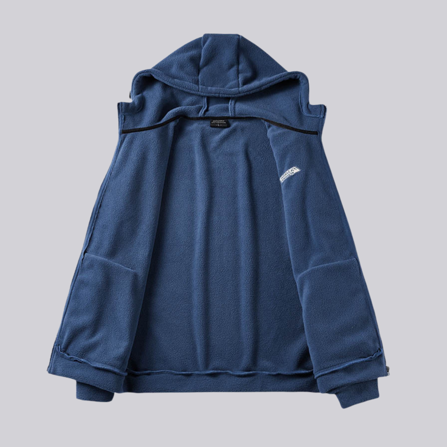 Jaqueta Fleece Lã Confort com Zíper Montevie