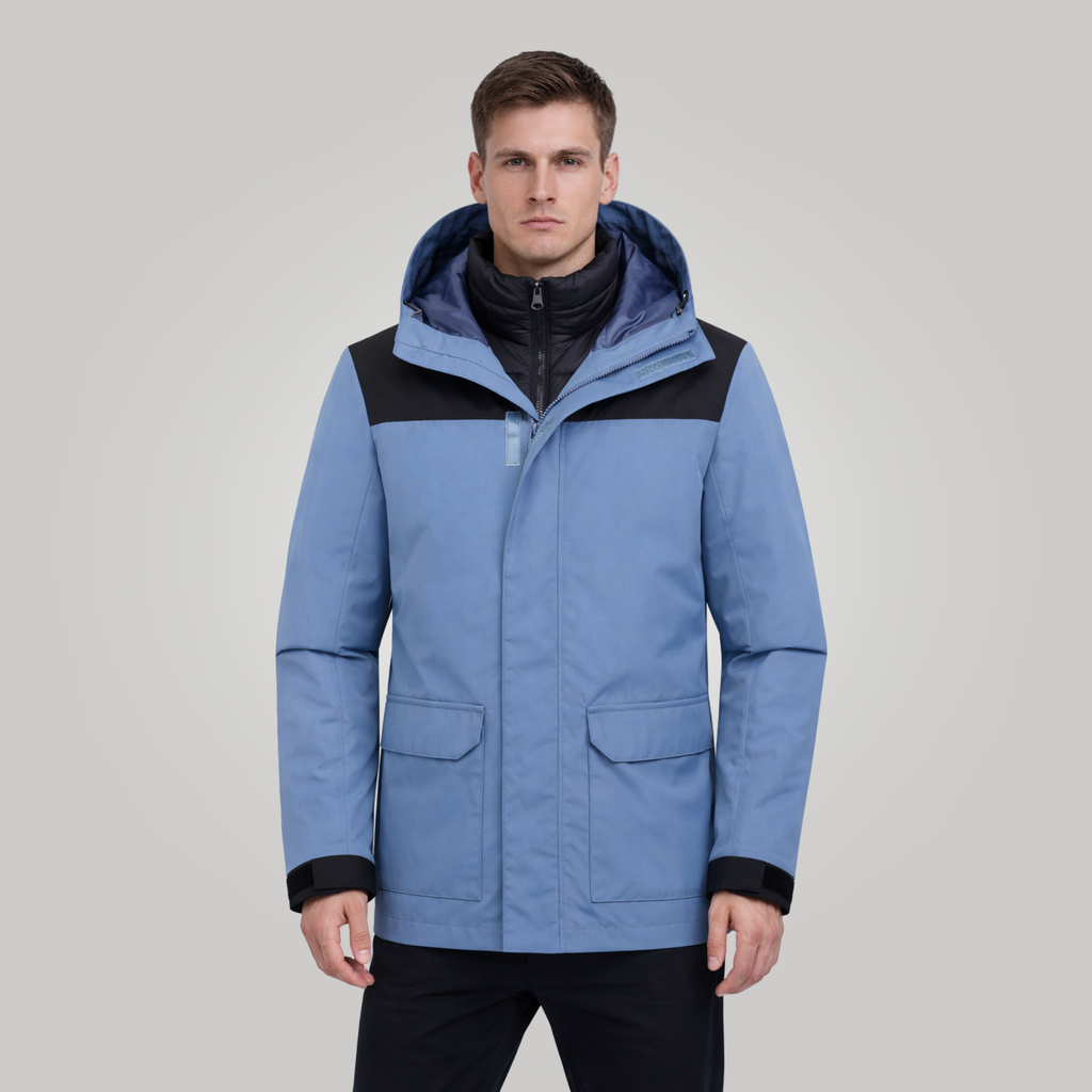 Jaqueta 3 em 1 Masculina Impermeável Puffer Lost Montevie