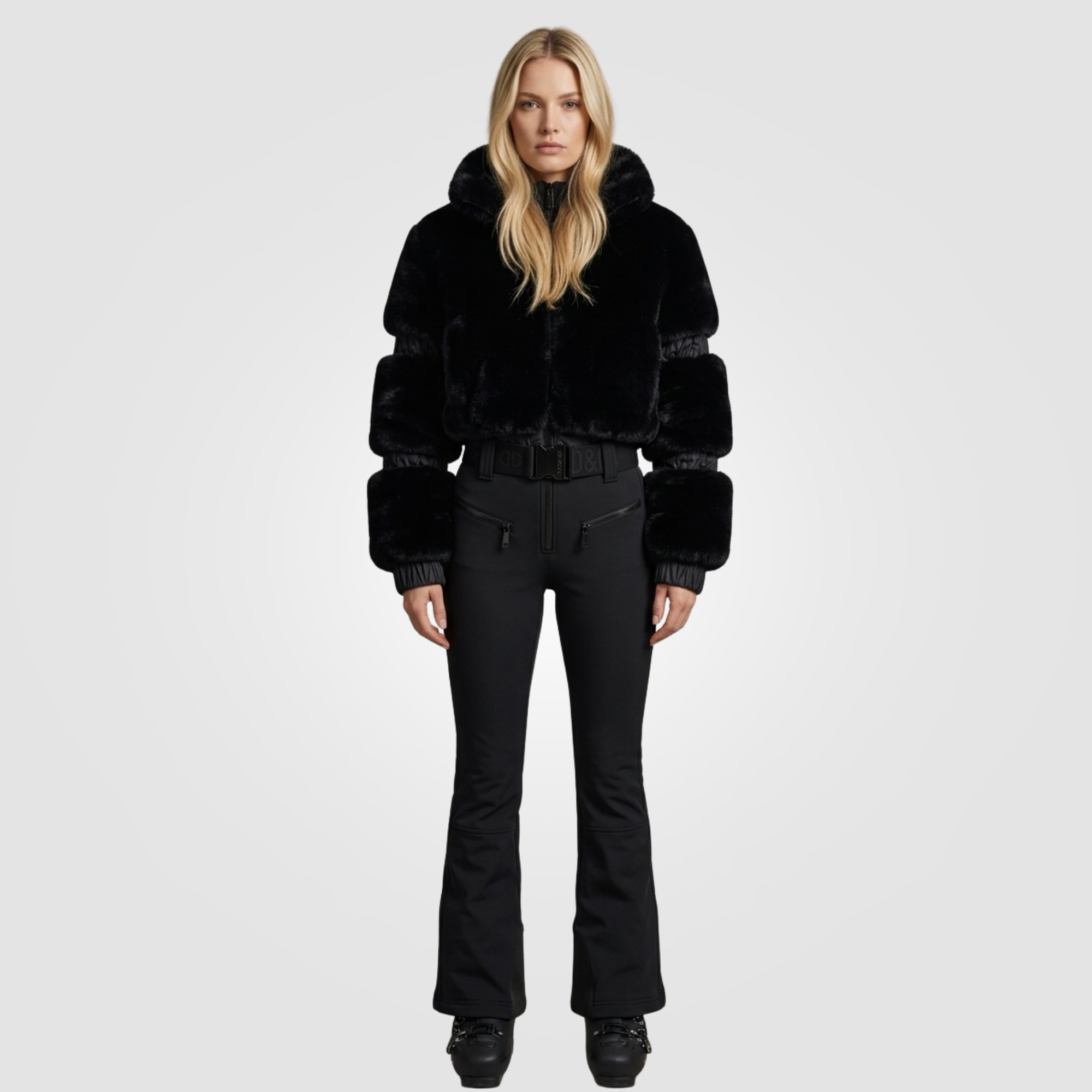 Macacão Feminino Ski Noir Impermeável Térmico Premium Montevie