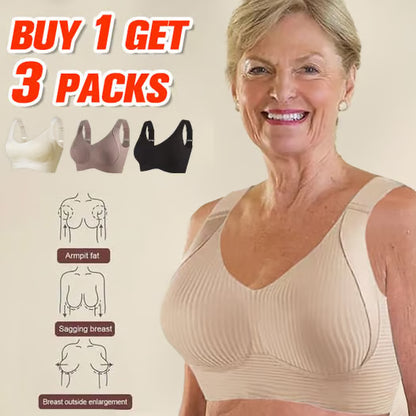 🎁Buy 1 Get 3 Packs🔥Super firming bra | Wire-free Bra 👍No more sagging breasts