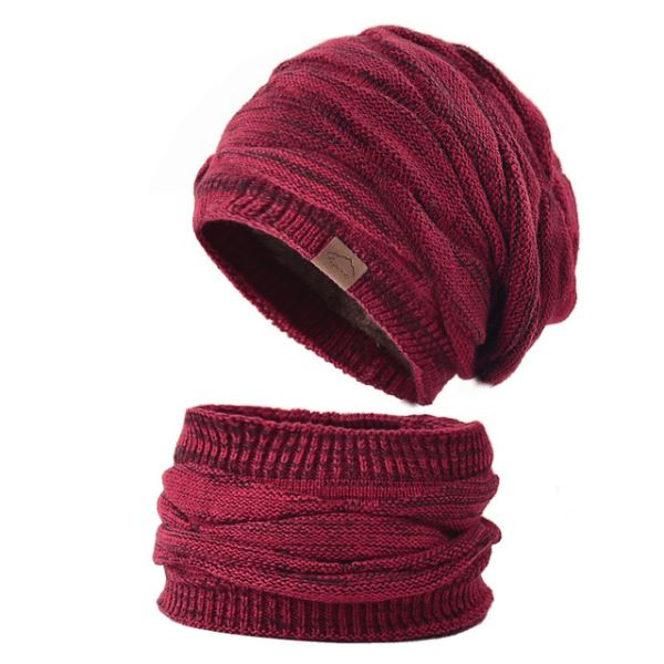 Gorro e Protetor de Pescoço Lã Feminino