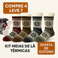 [COMPRE 4 LEVE 7] Kit Meias de Lã de Térmicas (OFERTA DE INVERNO)