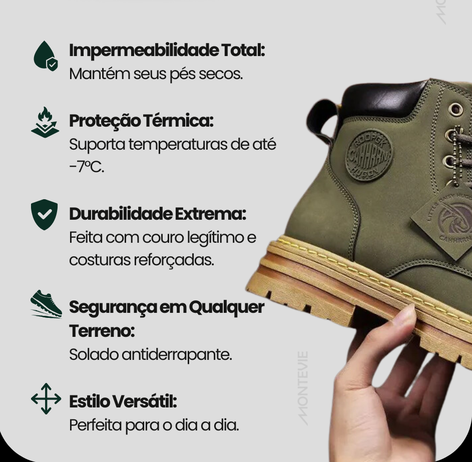 Bota Masculina Impermeável High
