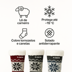 [COMPRE 3 LEVE 5] Kit Meias de Lã Térmicas (OFERTA DE INVERNO)