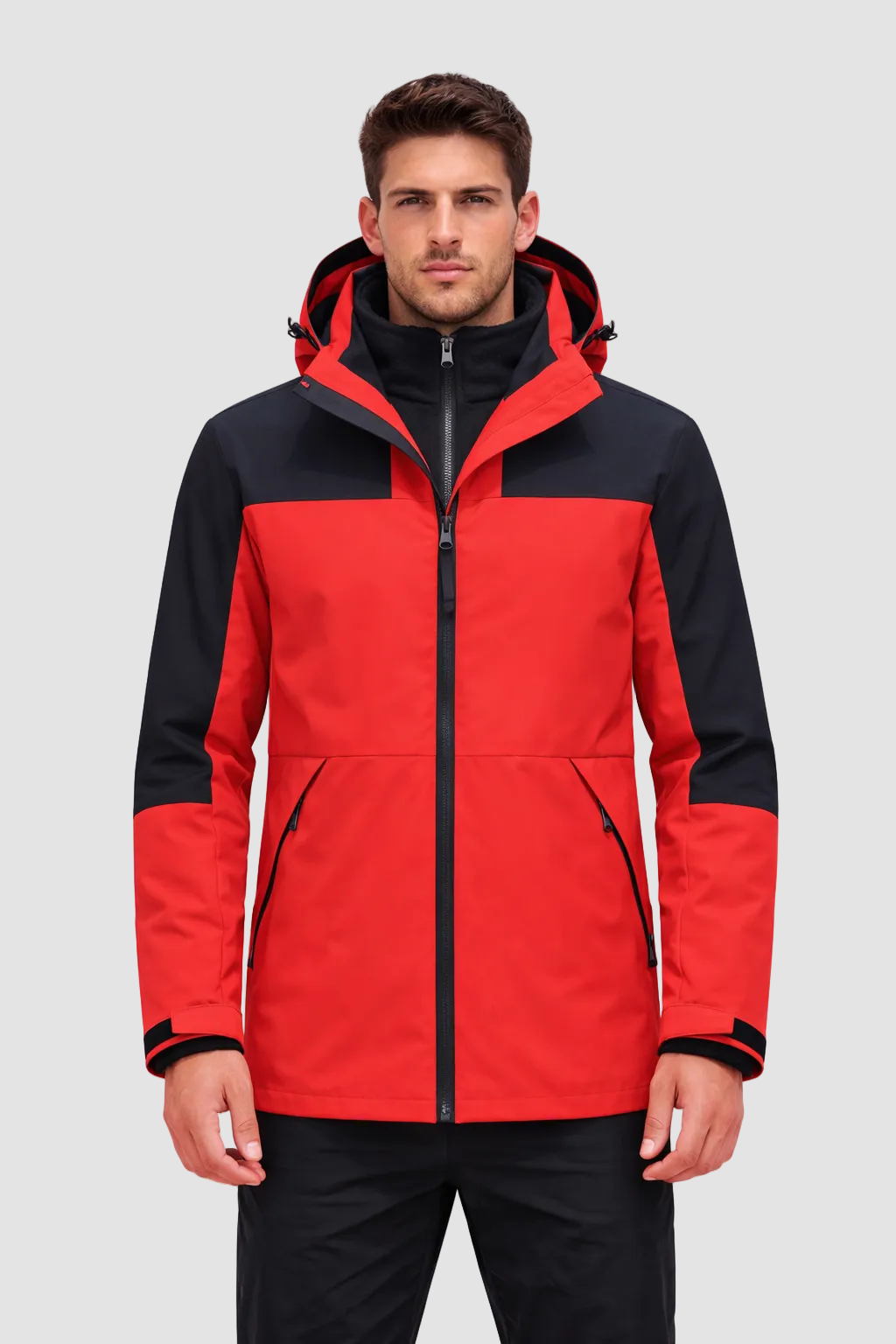 Jaqueta 3 em 1 Masculina Impermeável fleece Snow Montevie