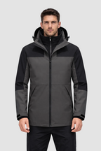 Jaqueta 3 em 1 Masculina Impermeável fleece Snow Montevie