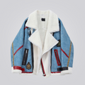 Jaqueta Feminina Bomber Lã de Cordeiro Montevie