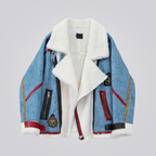 Jaqueta Feminina Bomber Lã de Cordeiro Montevie