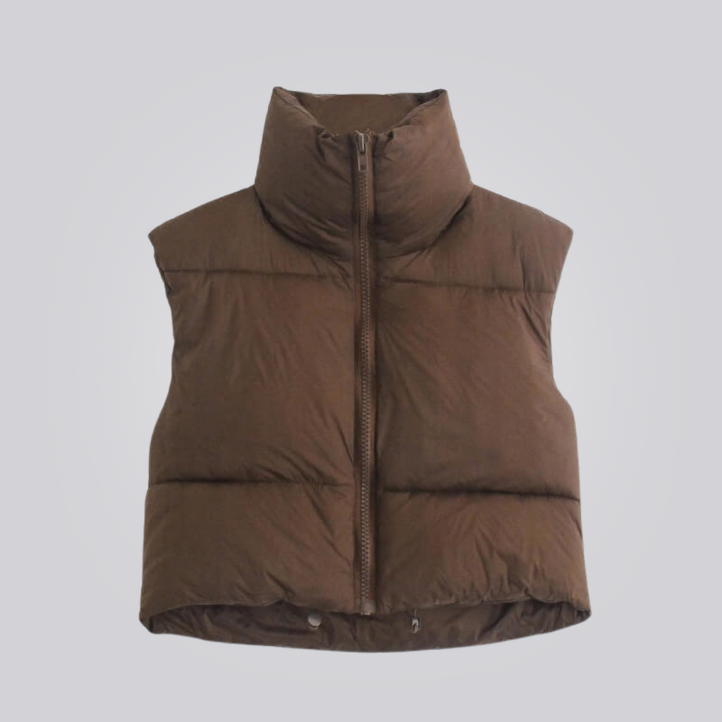Colete Curto Puffer Feminino Montevie