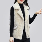 Colete Feminino Puffer em Lã Montevie