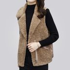 Colete Feminino Puffer em Lã Montevie
