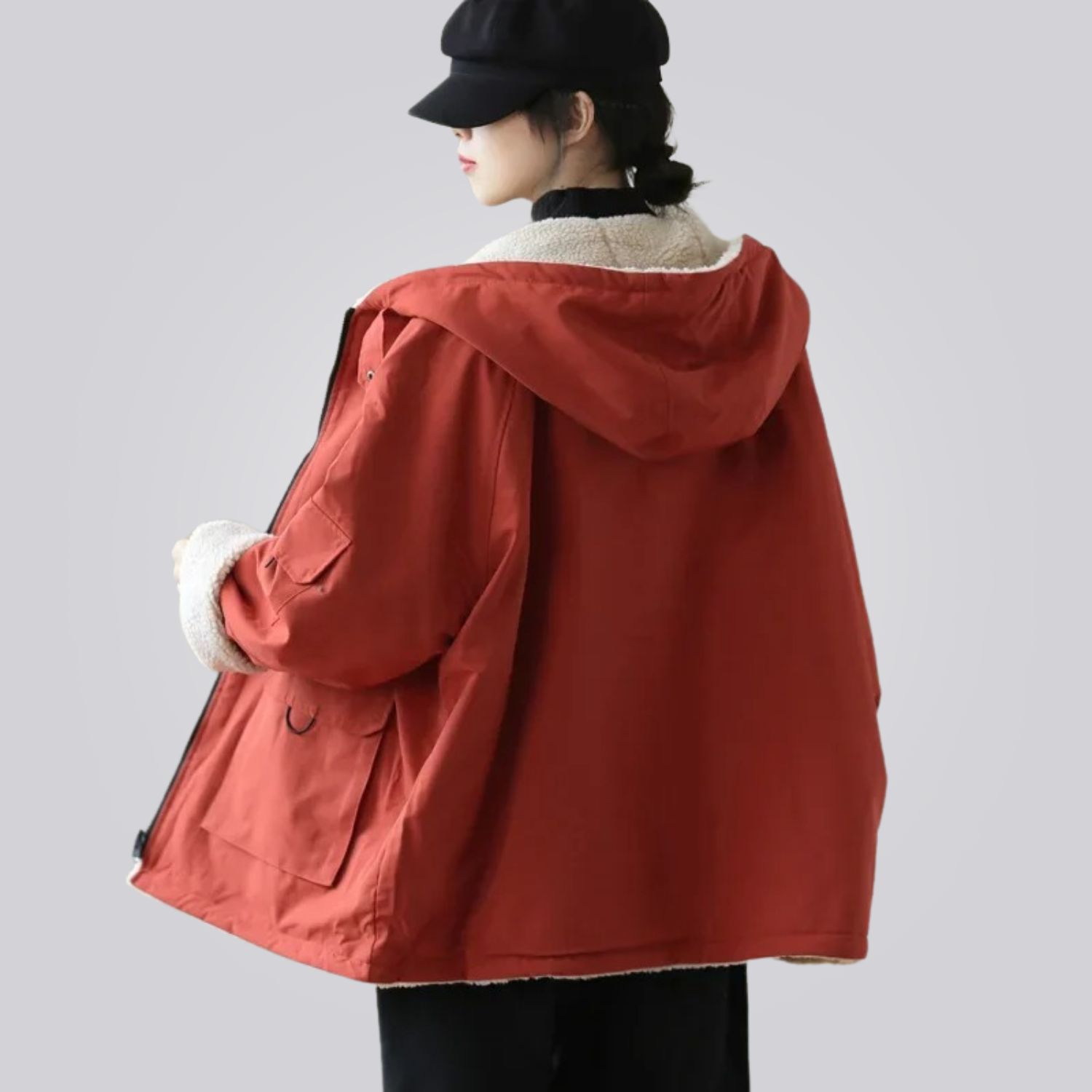 Jaqueta Parka Feminina Forrada