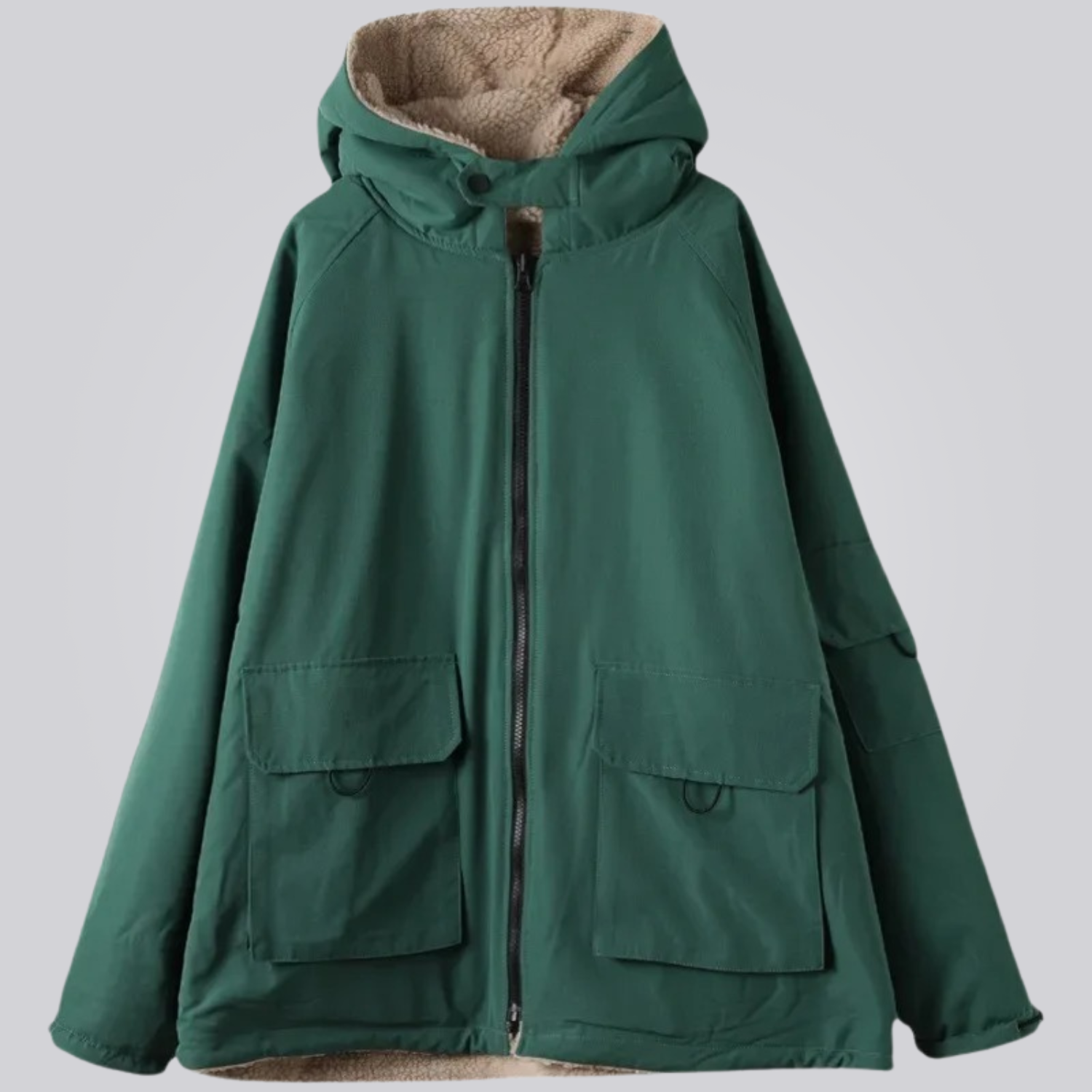 Jaqueta Parka Feminina Forrada