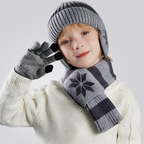 Kit Infantil de Inverno Snow Gorro, Cachecol e Luvas Montevie