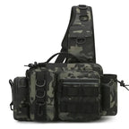 Mochila de Pesca de Alça Com Suporte para Vara
