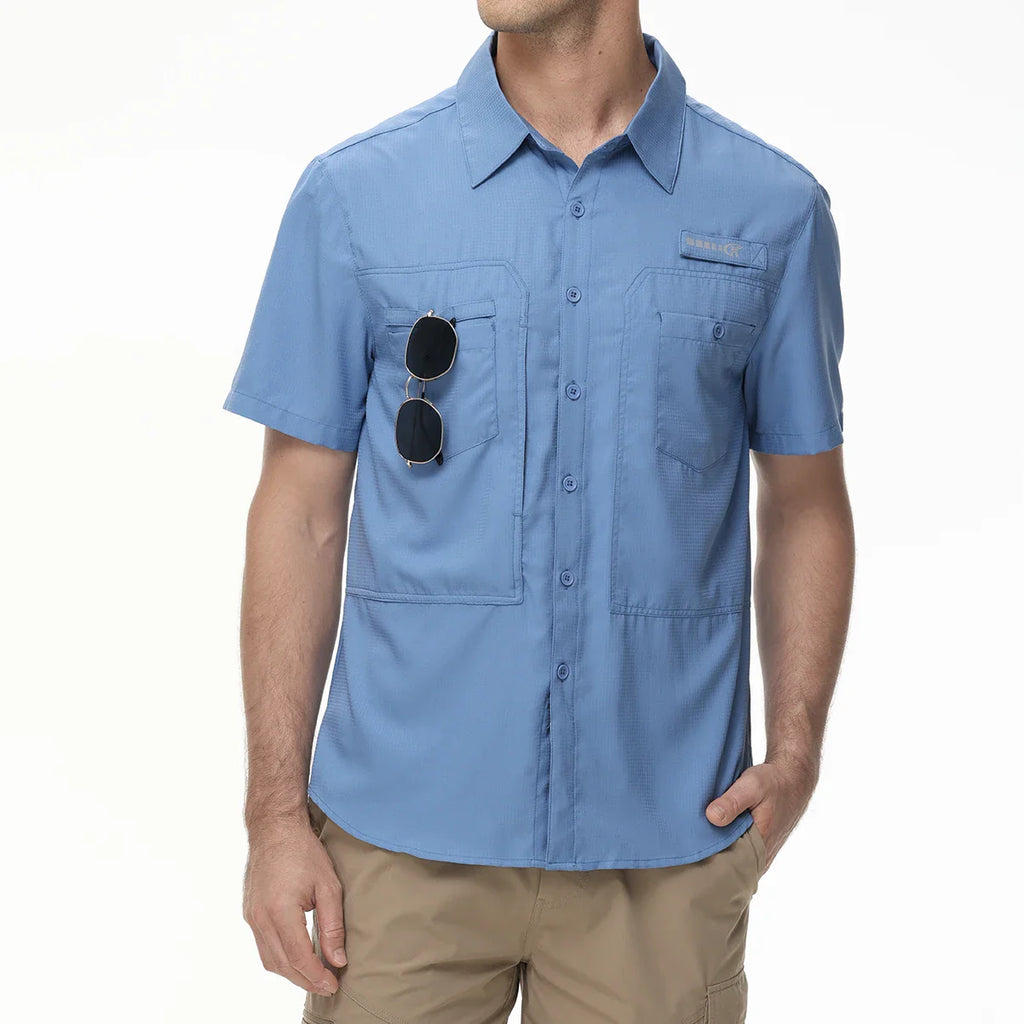 Camisa Masculina UPF50+ Trekking Montevie