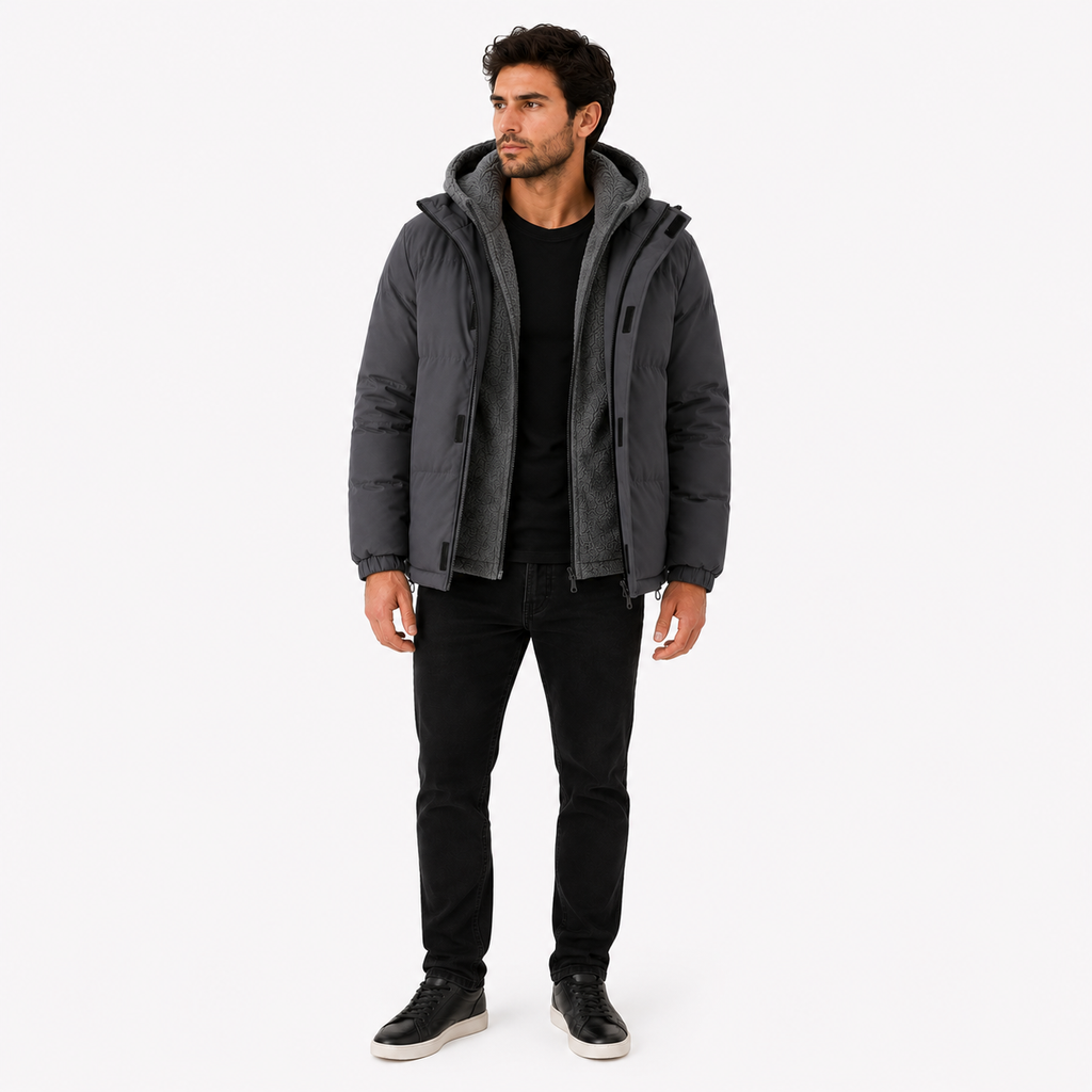 Jaqueta 2 em 1 Masculina Impermeável Fleece Winter Montevie