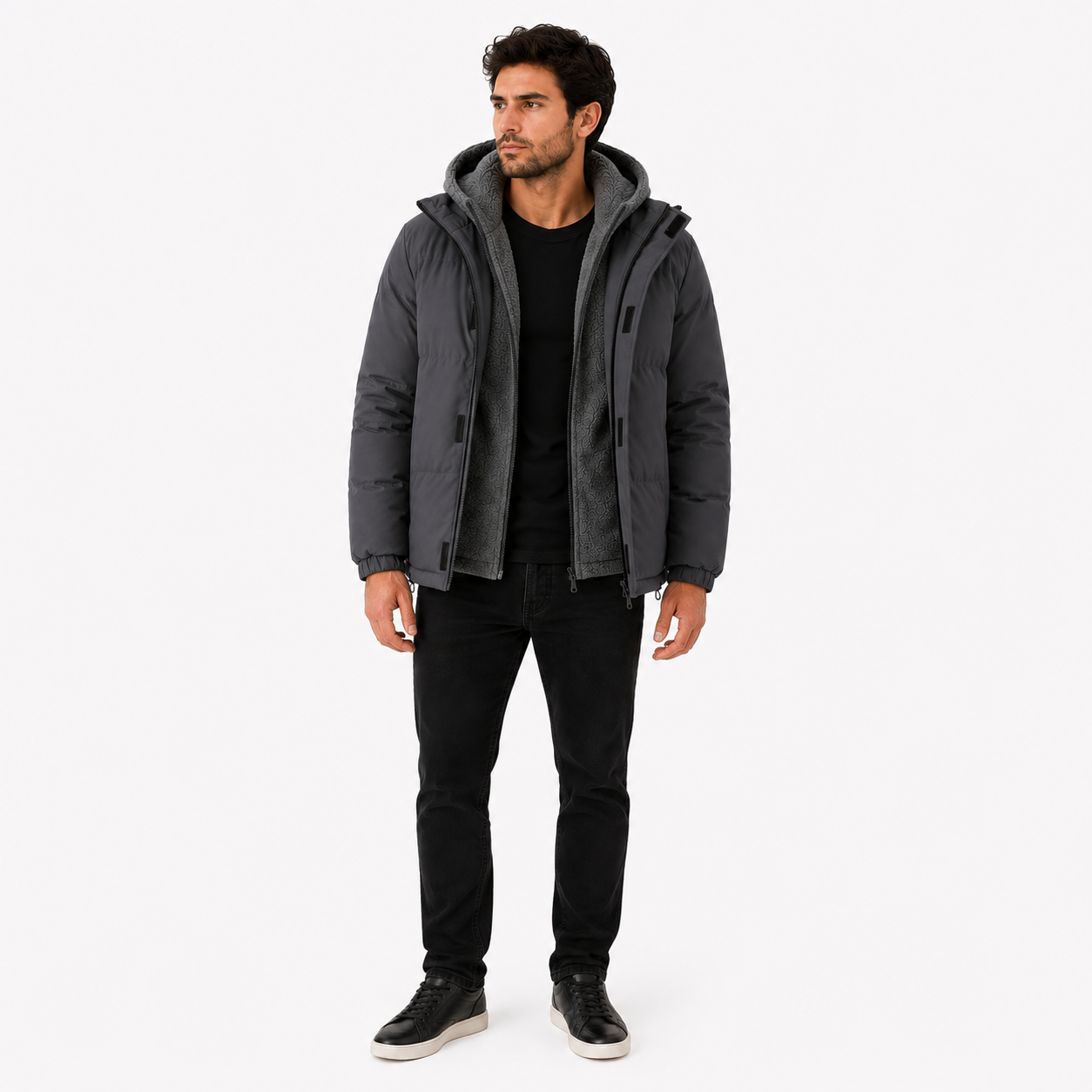 Jaqueta 2 em 1 Masculina Impermeável Fleece Winter Montevie