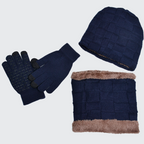 Kit Infantil de Inverno Gorro, Cachecol e Luvas Montevie