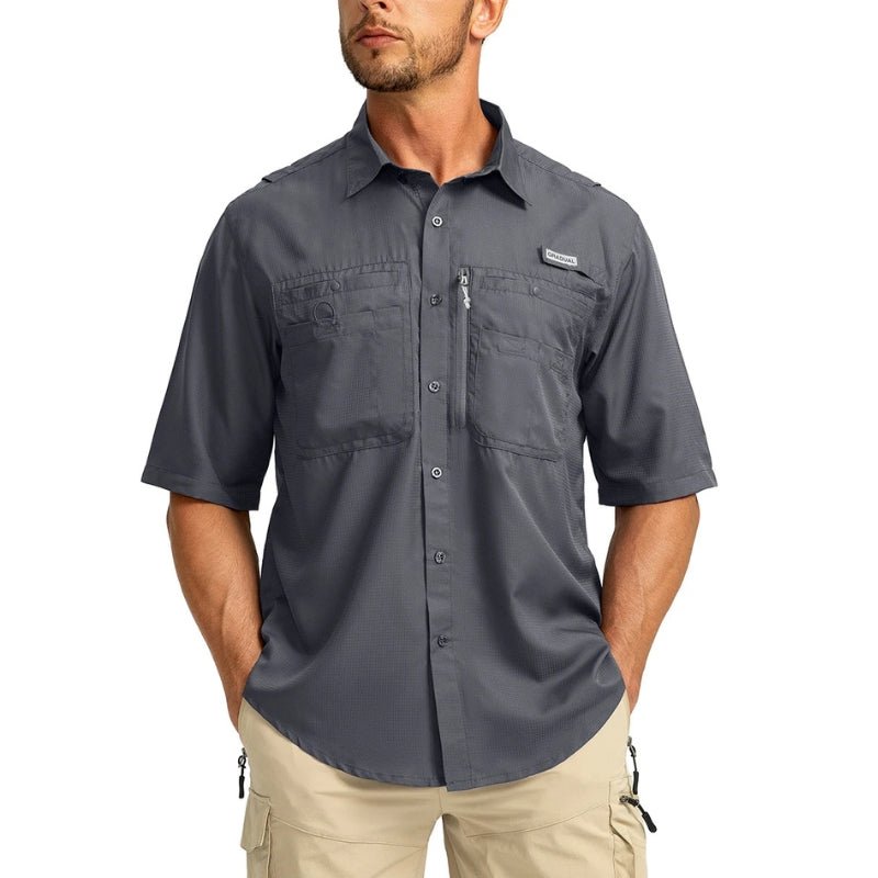 Camisa Manga Curta Masculina UPF 50+ Montevie