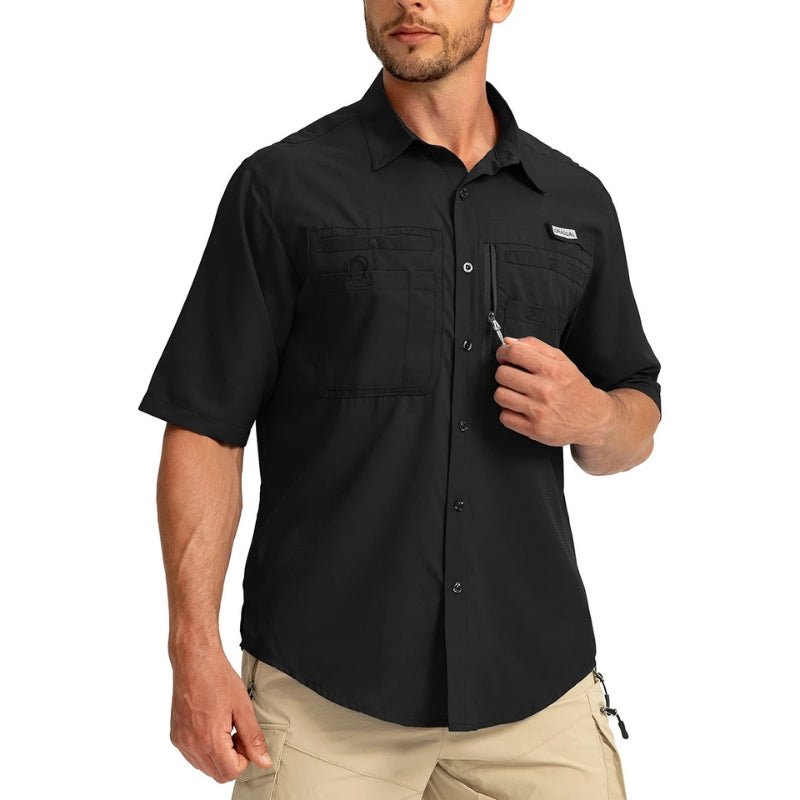 Camisa Manga Curta Masculina UPF 50+ Montevie