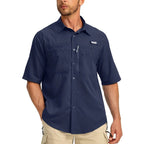 Camisa Manga Curta Masculina UPF 50+ Montevie