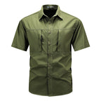 Camisa Masculina Manga Curta Vert Montevie