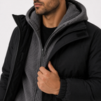 Jaqueta 2 em 1 Masculina Impermeável Fleece Winter Montevie