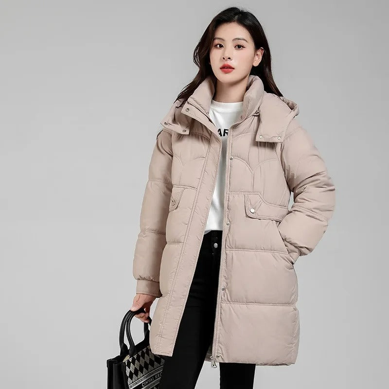 Jaqueta Feminina Parka Alongada Montevie